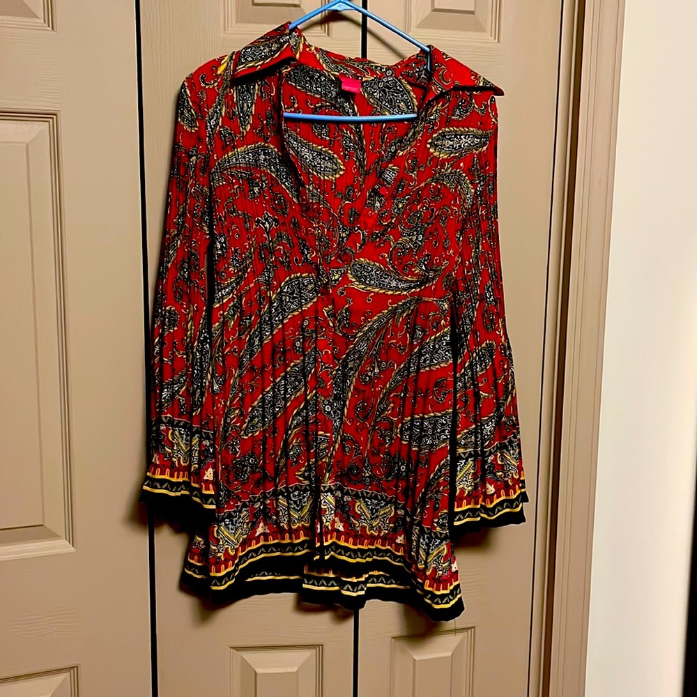 Paisley …pleated dress